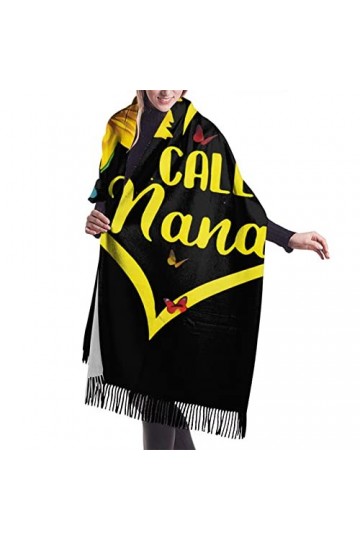 QQIAEJIA Blessed To Be Called Grand châle pashmina doux au toucher cachemire pour femme avec bords frangés, couleur, taille u