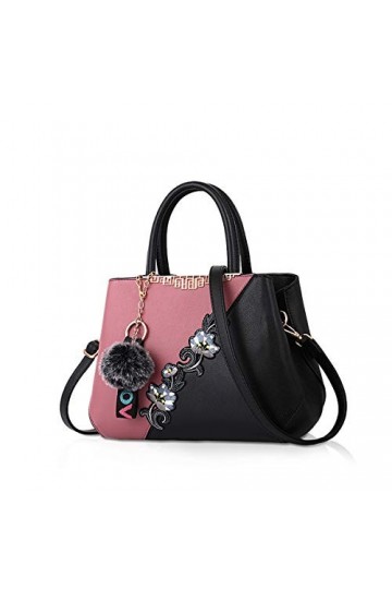 NICOLE & DORIS 2021 Nouveau Sac à Main Femme Sac Cabas de Mode Sac Dépaule Sac Fourre-Tout Sac à bandoulière Sac Travail Ros