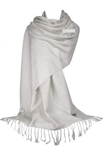 GFM P093 Écharpe style pashmina motif cachemire floral, P093-crtnlkl-bleu royal, L