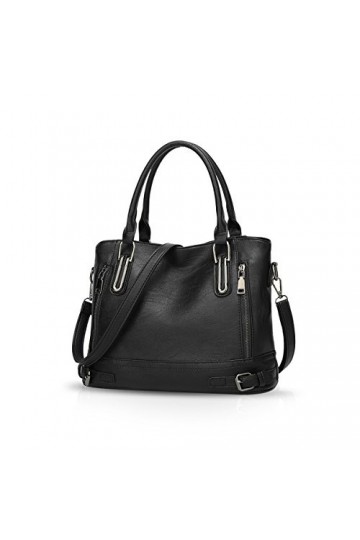 NICOLE & DORIS Sac à bandoulière pour Femme Sac à Main Sac à Main Sacs portés épaule Bourse en Similicuir Bleu