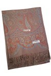 GFM® MSC-B Écharpe style pashmina à motif floral cachemire mosaïque, Msc3-c12