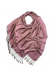 OgLuxe Pashmina Écharpe en cachemire pour femme – Fabriquée à la main avec pompons doux au toucher – Écharpe dhiver chaude p