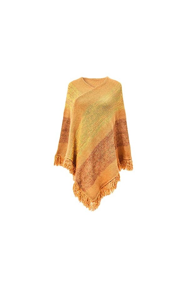 Écharpe en cachemire pour femme - Noir avec pompons - Écharpe tricotée - Franges - Pashminas - Pull - Cadeau pour femme - Pul