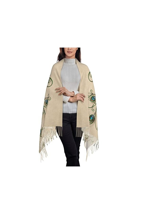 ASEELO Écharpe au toucher cachemire – Foulard léger pour femme, grand châle et écharpe pour le printemps, lautomne et lhive