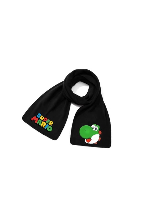 BebExi Supers Marios Yoshi Anime Écharpe dhiver pashmina châle dhiver chaud écharpe cache-cou Cadeaux de Noël, multicolore,