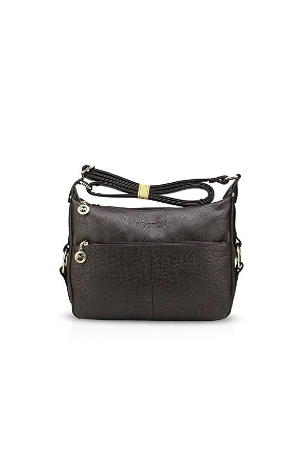 NICOLE&DORIS Mode Femmes Sacs à main Sac dépaule Messenger Sac bandoulière PU Bleu