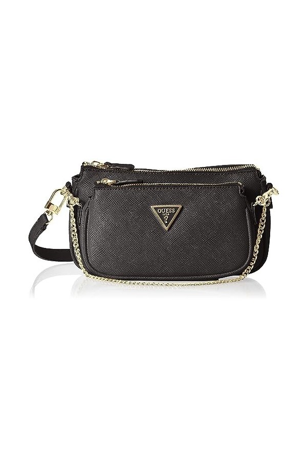 Guess Noelle DBL Pouch Crossbody, Bag Women, Rose légère, Taille Unique
