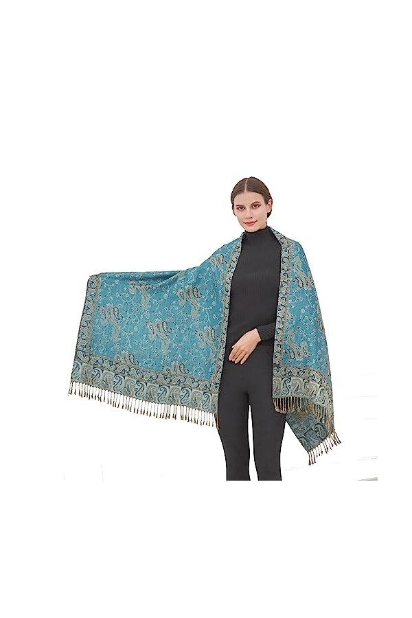 Châle/étole motif oriental - - Taille unique