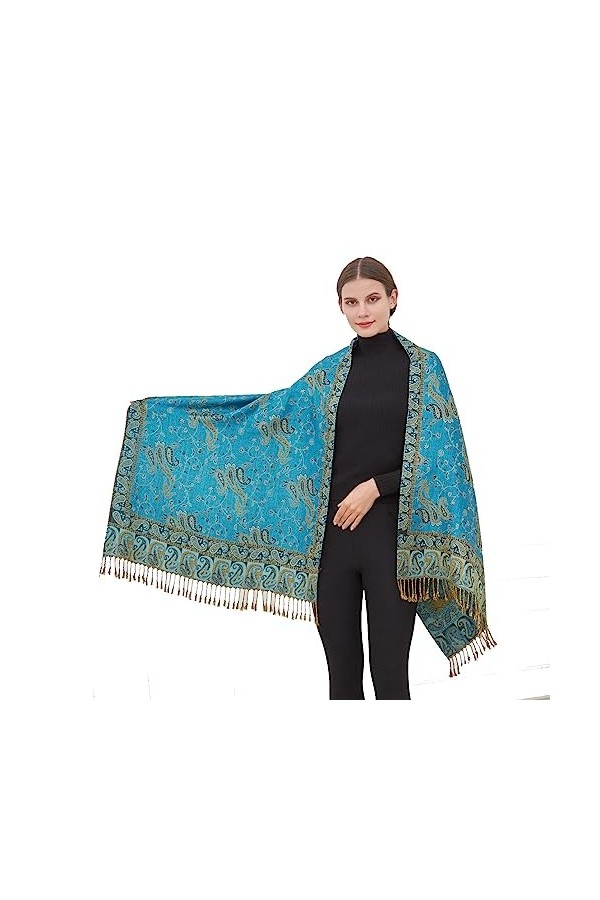 Châle/étole motif oriental - - Taille unique