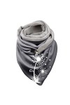 ChâLe Femme Chaud Blanc Couleur Unie Enveloppes Châle Boutonnée Comfortable Doux Pashmina Chale Hiver Wrap Scarf Décontracté 