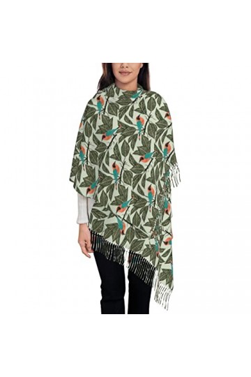 ASEELO Écharpe mignonne pour femme - Longue écharpe pashmina dhiver chaude pour femme, Libellule., taille unique