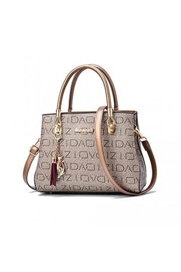 NICOLE & DORIS Sac a Main Femmes Sac à Poignée Supérieure Sac a Bandouliere Chic et Elégant Sacs Tendance Sac Portés Grande C