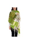 ASEELO Koala Bear Écharpe pour femme – Longue écharpe pashmina dhiver chaude pour femme, Christmas Trees, taille unique