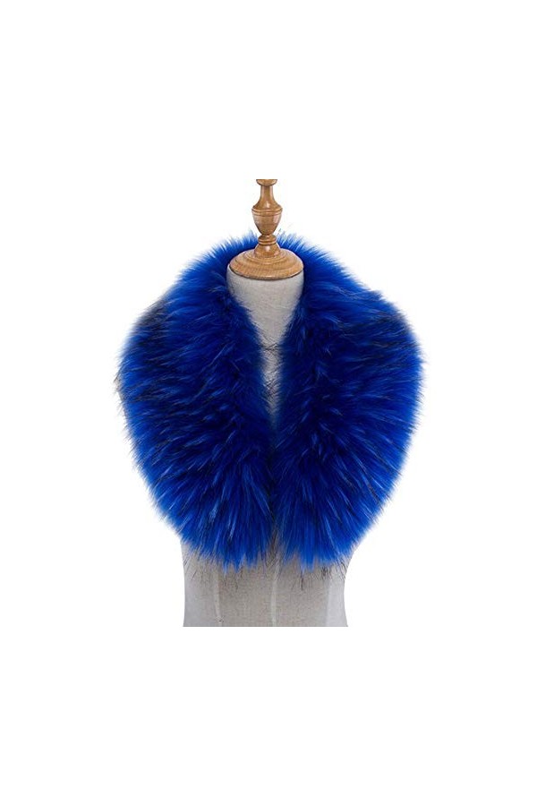 Asudaro Femmes Col Capuche Fausse Fourrure Col Écharpe De Fourrure À Capuche Écharpe dhiver Wrap Pashminas Étole Capuche Bor