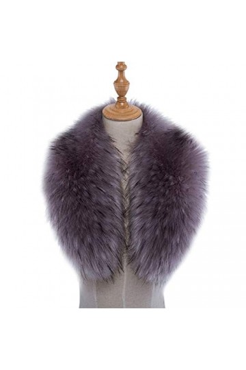 Asudaro Femmes Col Capuche Fausse Fourrure Col Écharpe De Fourrure À Capuche Écharpe dhiver Wrap Pashminas Étole Capuche Bor