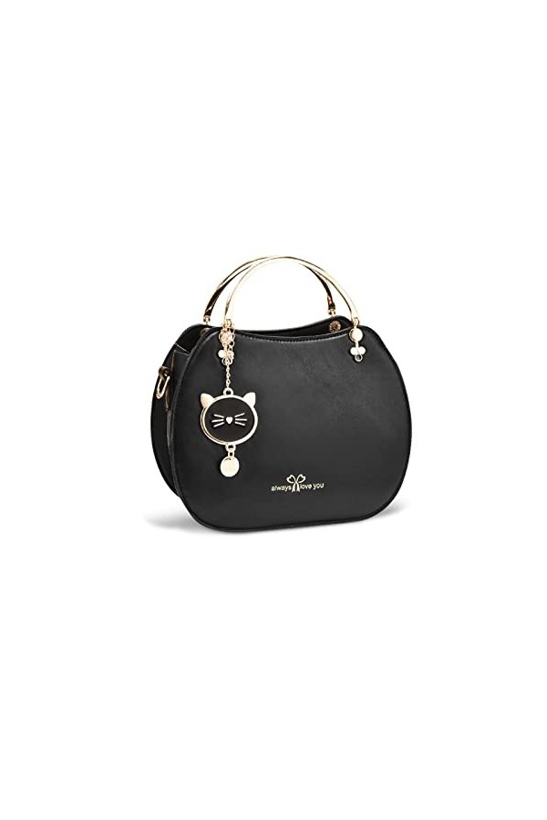 NICOLE & DORIS Sac Bandoulière Rond Femme Sac a Main Petit Sac Besace Mignon Sac Crossbody Tendance Sac à Main Porté Epaule e