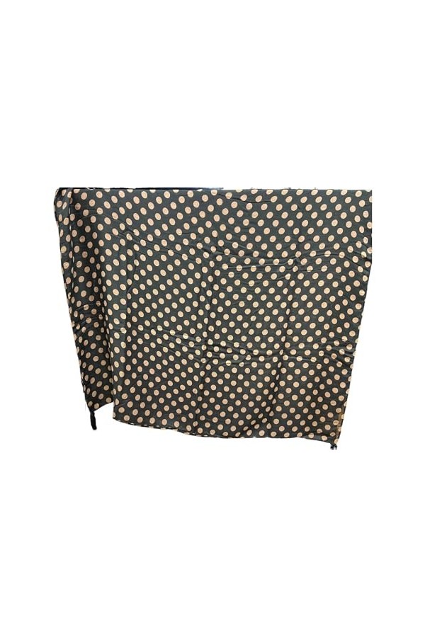 Pash Bag Écharpe à col pour femme 100 % Viscose Pashmina, Pois Black, Taille unique