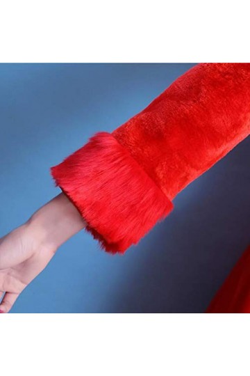 KPTENG Veste dhiver à manches longues pour demoiselle dhonneur de mariage, épaisse et chaude, Plus