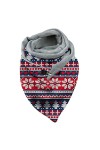 KINKOCCL Écharpe de couverture pour femme en tricot - Écharpe dautomne - Écharpe en polyester - Triangle - Écharpe chaude - 
