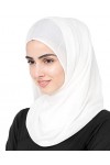 Foulard/écharpe/Hijab InEssence© viscose, pour femmes - Blanc - Medium