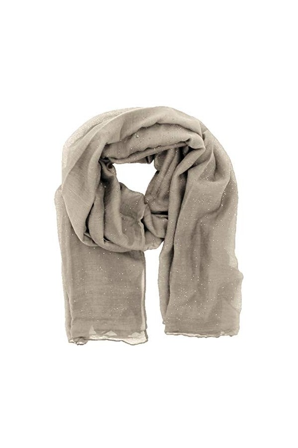 Etole Châle Pashmina Femme Cérémonie Fête Mariage pour Robe de soirée pailletée 100% Viscose Très Doux et Long 185 x 100cm Pl