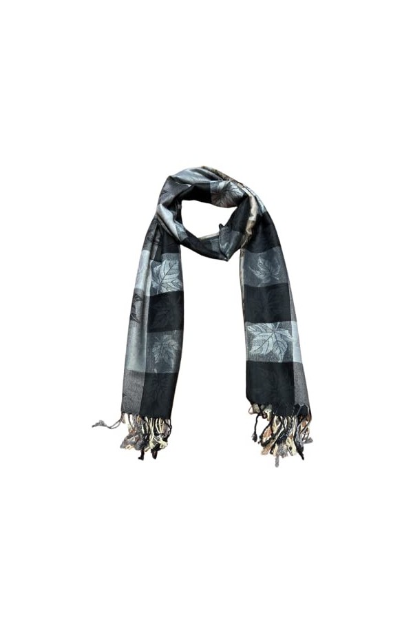 Ethnique Mode Châle pashmina de qualité supérieure pour femme - Réversible - Imprimé ethnique - Chaud et soyeux - Doux, Em120