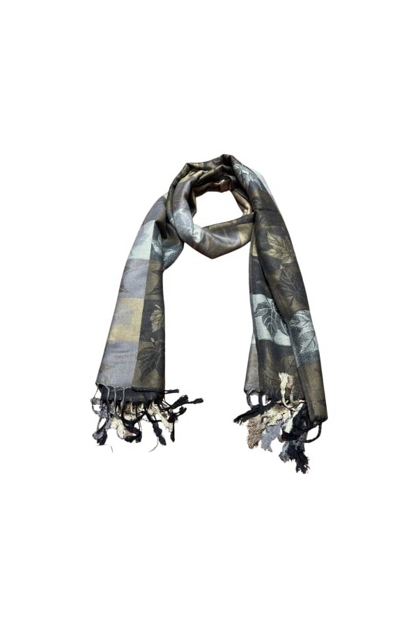 Ethnique Mode Châle pashmina de qualité supérieure pour femme - Réversible - Imprimé ethnique - Chaud et soyeux - Doux, Em120