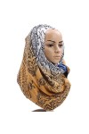 WYCSDD Mode Ombre Noix De Cajou Floral Frange Viscose Écharpe Châle Femmes Wrap Pashmina Hijab 06