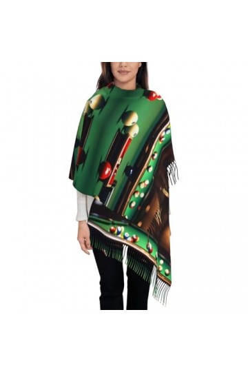 BrUgui Écharpe à franges pour femme – Châle en faux cachemire doux pour un look tendance et confortable – Cadeau pour femme n