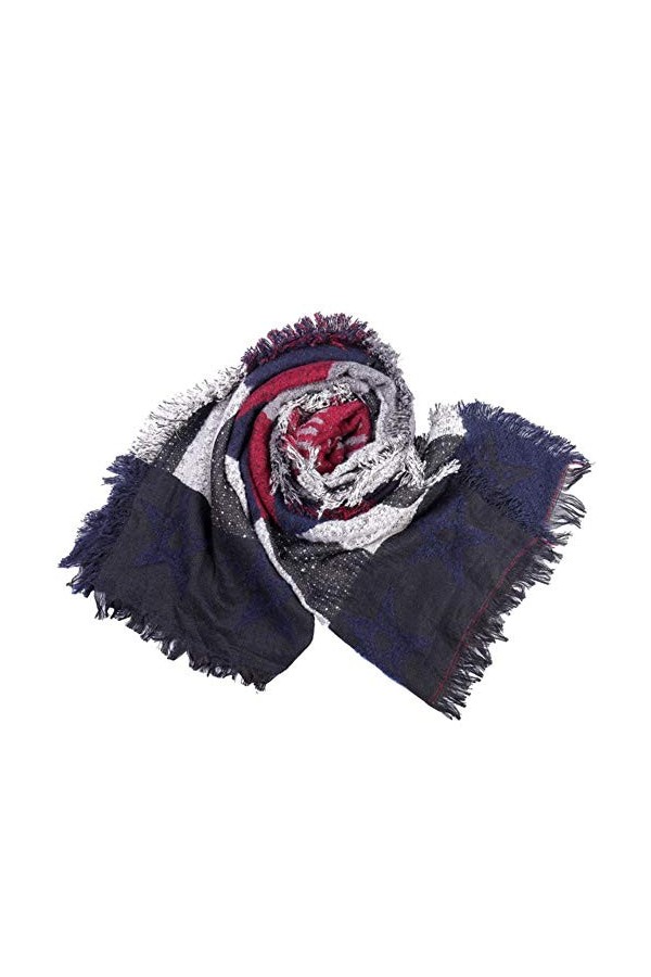 YUANCHENG Écharpe Femme Patchwork Écharpe Pashmina Châle Wrap Écharpe Couverture Châles et Wraps, Noir, Taille Unique