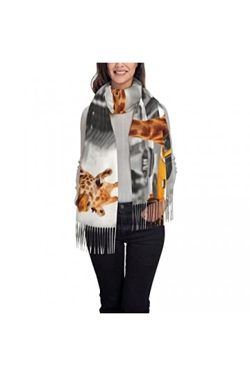 ASEELO Écharpe au toucher cachemire – Adorable chiot dans le parc printanier – Écharpes légères pour femmes, grands châles et