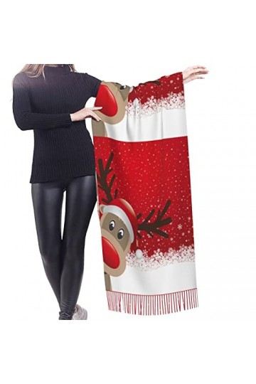 Écharpe au toucher cachemire – Imprimé bambou vert nature tropicale plantes écharpes légères pour femmes, grands châles et éc