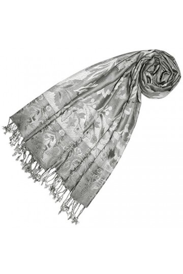LORENZO CANA Pashmina de 100% viscose pour la femme – écharpe avec les mesures de 70 x 200 cm - une étole attrayante et noble