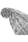 LORENZO CANA Pashmina de 100% viscose pour la femme – écharpe avec les mesures de 70 x 200 cm - une étole attrayante et noble