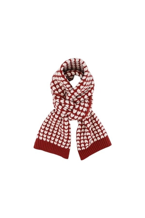 ETHKIA Écharpe de Noël en tricot pour femme - Chaleur hivernale - Polyvalent - Châle et tour de cou, RD2., Womens Cashmere Sc
