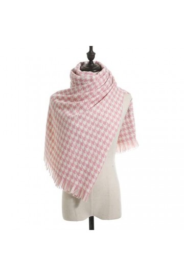 ZLLY Écharpe en Laine Hiver, Écharpe Plaid en Laine, Pashmina Châle pour Les Femmes, Longues Grandes Écharpes Réversibles Cha