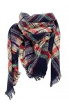 BOQUN Écharpe Femmes Winter Scarf Triangle Scarpe Tricotée Casual Ladies Plaid Pashmina Châle Et Enveloppez Des Foulards Fall