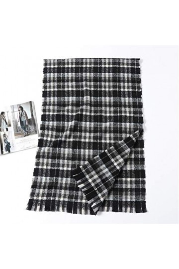 ZNQPLF Écharpe en Cachemire dhiver FEUILLEMENT Femmes Femmes Chemise PLAFT Pays TROUCHES ÉPAYS Pashmina Écharpes Couverture 