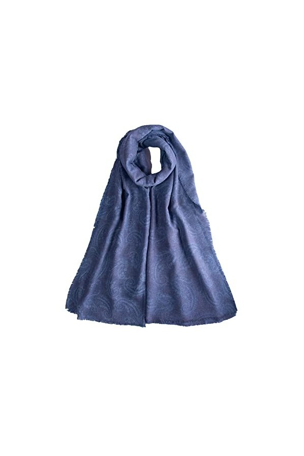 DNLKWGO Écharpe élégante en imitation cachemire pour femme - Imprimé floral - Châles et écharpes pashmina chauds pour temps f