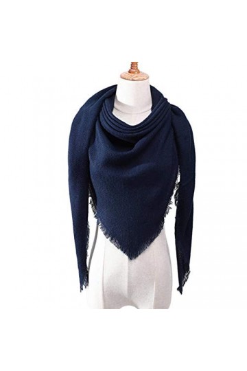 JLWS tricoté Printemps Hiver Femmes écharpe à Carreaux écharpes en Cachemire Chaud châles Cou Bandana&nbsp;&nbsp;&nbsp;Pashmina Dame Wrap