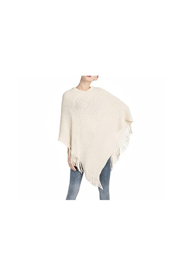 Skcess Echarpe Femme Noir, Poncho Écharpe Femme Tricot Pull Uni avec Pompon Echarpe Unisexe 80X85CM 31X33In 
