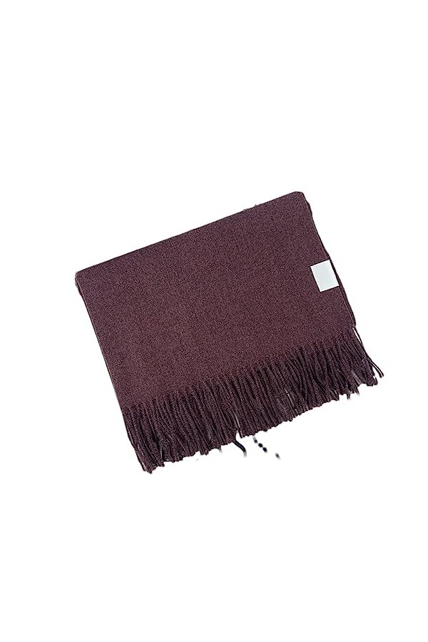 DBFBDTU Écharpe Dhiver Pour Femme Écharpe En Cachemire Chaude Épaissie khaki9