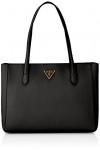 Guess Downtown Chic Turnlock Tote, Sac Femme, Nero, Taille Unique