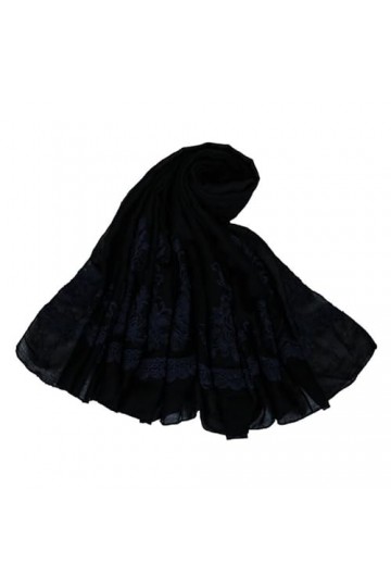 JMORCO Espagne Mode Point Floral Viscose Châle Écharpe De Femmes Indiennes De Haute Qualité Chaud Pashmina Hijabs Et Wraps xi