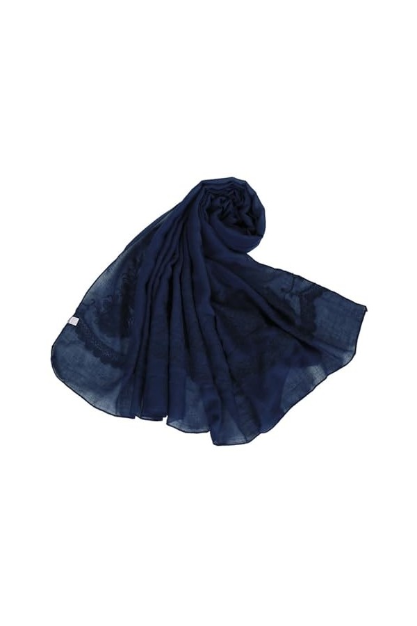 JMORCO Espagne Mode Point Floral Viscose Châle Écharpe De Femmes Indiennes De Haute Qualité Chaud Pashmina Hijabs Et Wraps xi