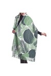 Écharpe en cachemire avec motif papillon, coccinelle et fleurs – Châle pashmina, écharpe dhiver pour femme, grand emballage,