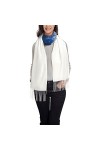 OPSREY Jeunes Pingouins Avec Neige Imprimé Pompon Écharpe Pashmina Sentiment Châle Hiver Chaud Écharpe, Planche de surf, tail