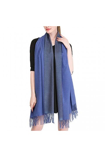 W.Best Écharpe Femmes Élégant Cachemire Foulards Pashmina Pour Automne Hiver Écharpea Chaud de Grande Taille, 200 * 70 cm,Zs0