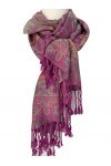 Purple Possum UK - Pashmina - Femme Rose Pink, Green, Orange, Blue 90