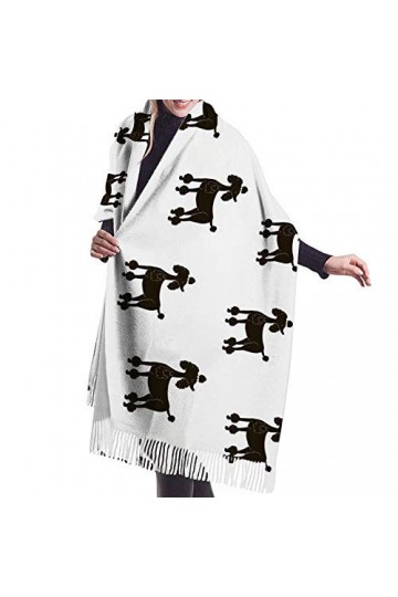 Pancho Femme Chiccouverture De Châle en Laine en Peluche Chiot Animal Noir pour Les Femmes Designer Mexicain Pashmina Mode Ma